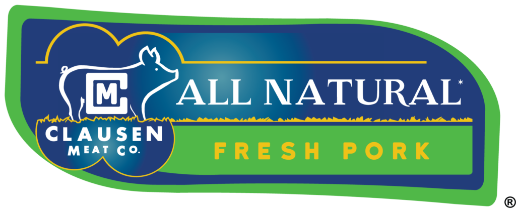 clausen all natural fresh pork logo