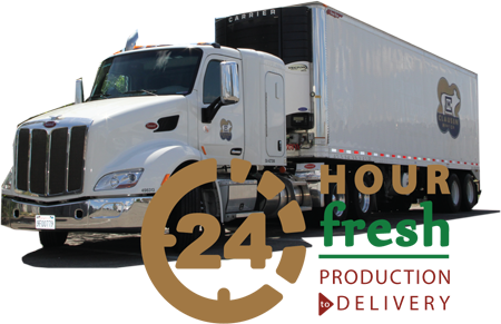 clausen meat co meat semi truck 24 hours fresh production to delivery